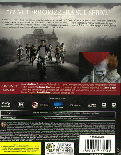 It (2017) - WARNER BROS. HORROR MANIACS (Blu Ray