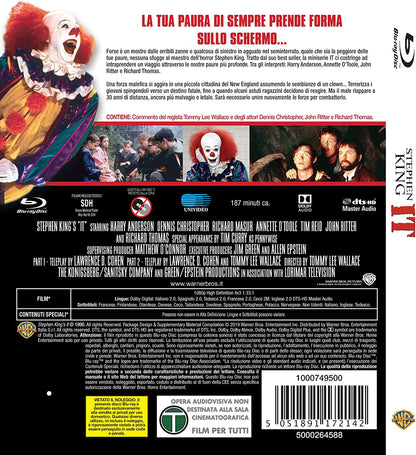 It- Stephen King's - WARNER BROS. HORROR MANIACS (Blu Ray