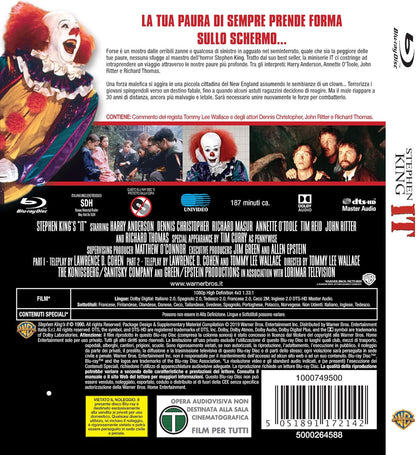 It- Stephen King's - WARNER BROS. HORROR MANIACS (Blu Ray