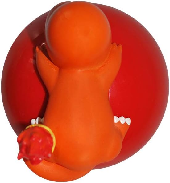 TEKNOFUN 811368 Pokemon Charmander Pokemon Light-up FM Alarm Clock - Red/White