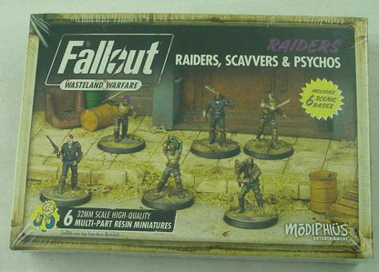 Fallout: Wasteland Warfare- Raiders/ Scavvers & Psychos Miniatures (W2)