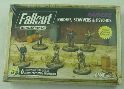Fallout: Wasteland Warfare- Raiders/ Scavvers & Psychos Miniatures (W2)