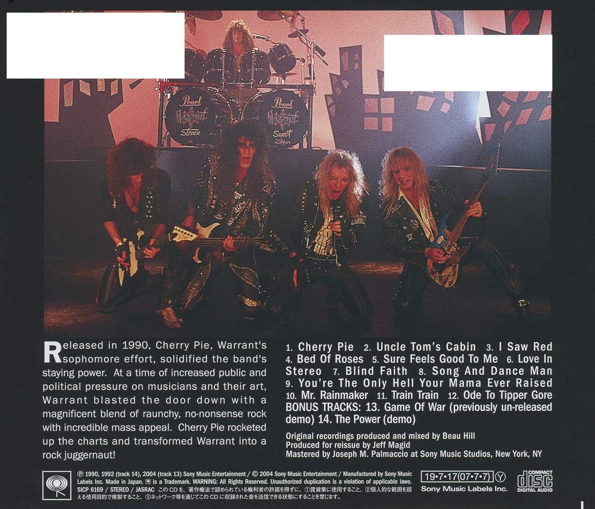 Cherry Pie incl. 5 bonus tracks