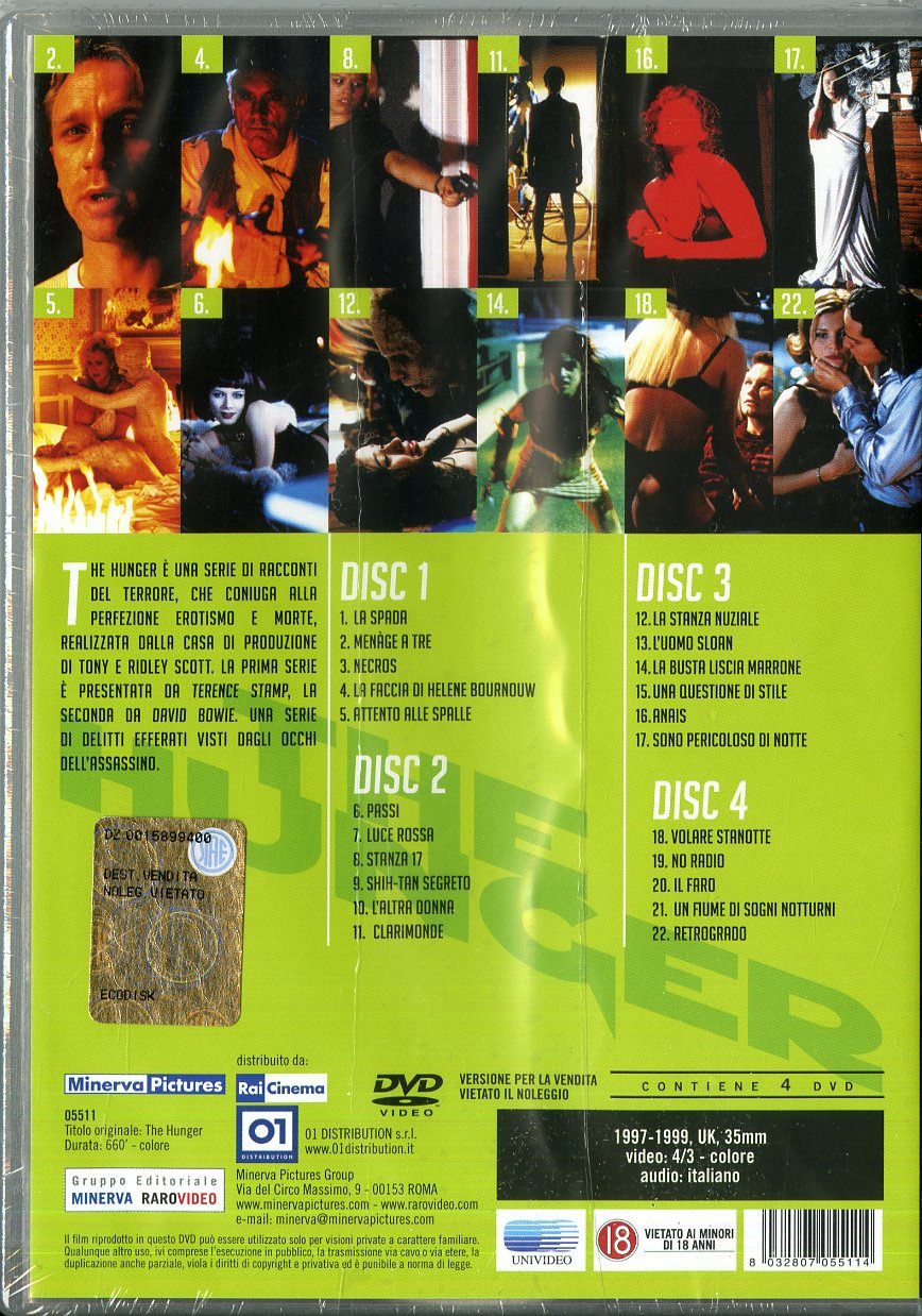 The Hunger Stg.1 (Box 4 Dvd