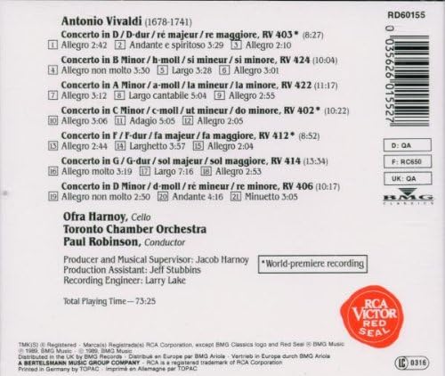 Vivaldi: Cello Concertos Vol. 2