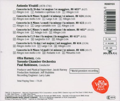 Vivaldi: Cello Concertos Vol. 2