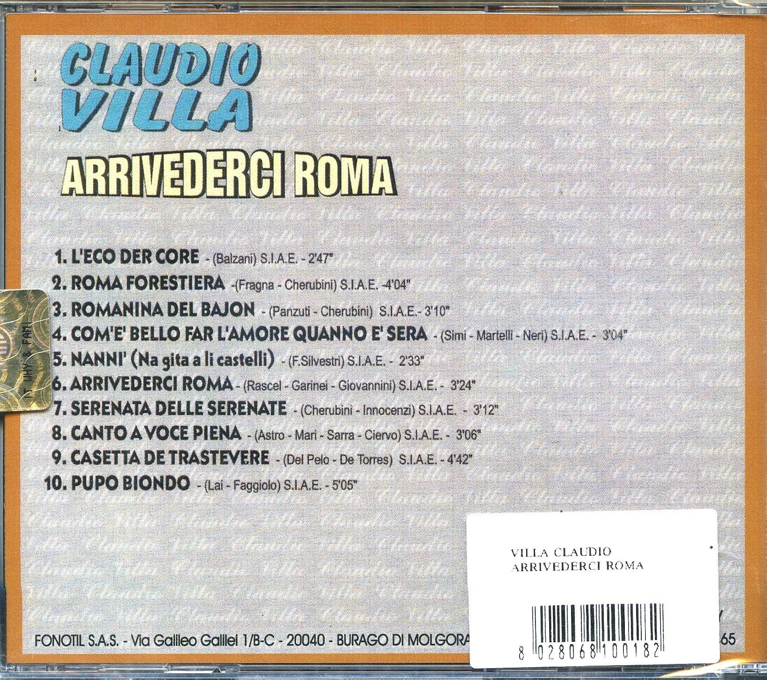 Arrivederci Roma