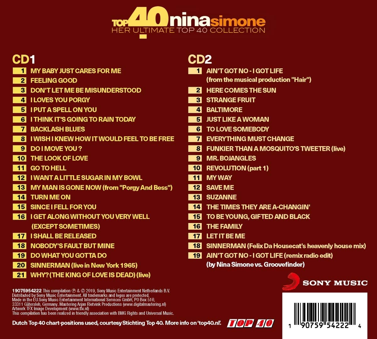 Top 40 - Nina Simone