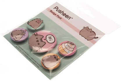 Pusheen Pack de chapas Says HI, See Description, Multicolor, 10 x 12.5cm (BP80624