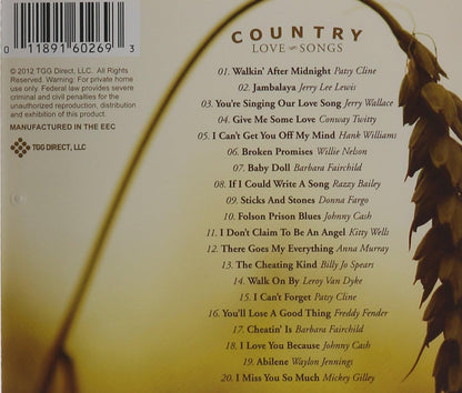 Country Love Songs