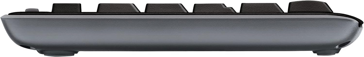 Logitech MK270 Wireless Keyboard and Mouse Combo for Windows, QWERTY Pan Nordic Layout - Black