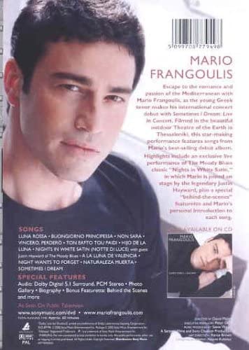 mario frangoulis - sometimes i dream live in concert  (2002