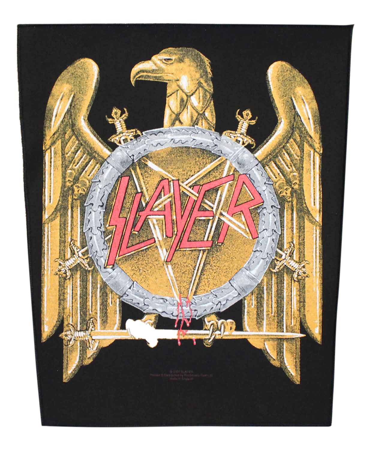 SLAYER RÜCKENAUFNÄHER/BACKPATCH # 1