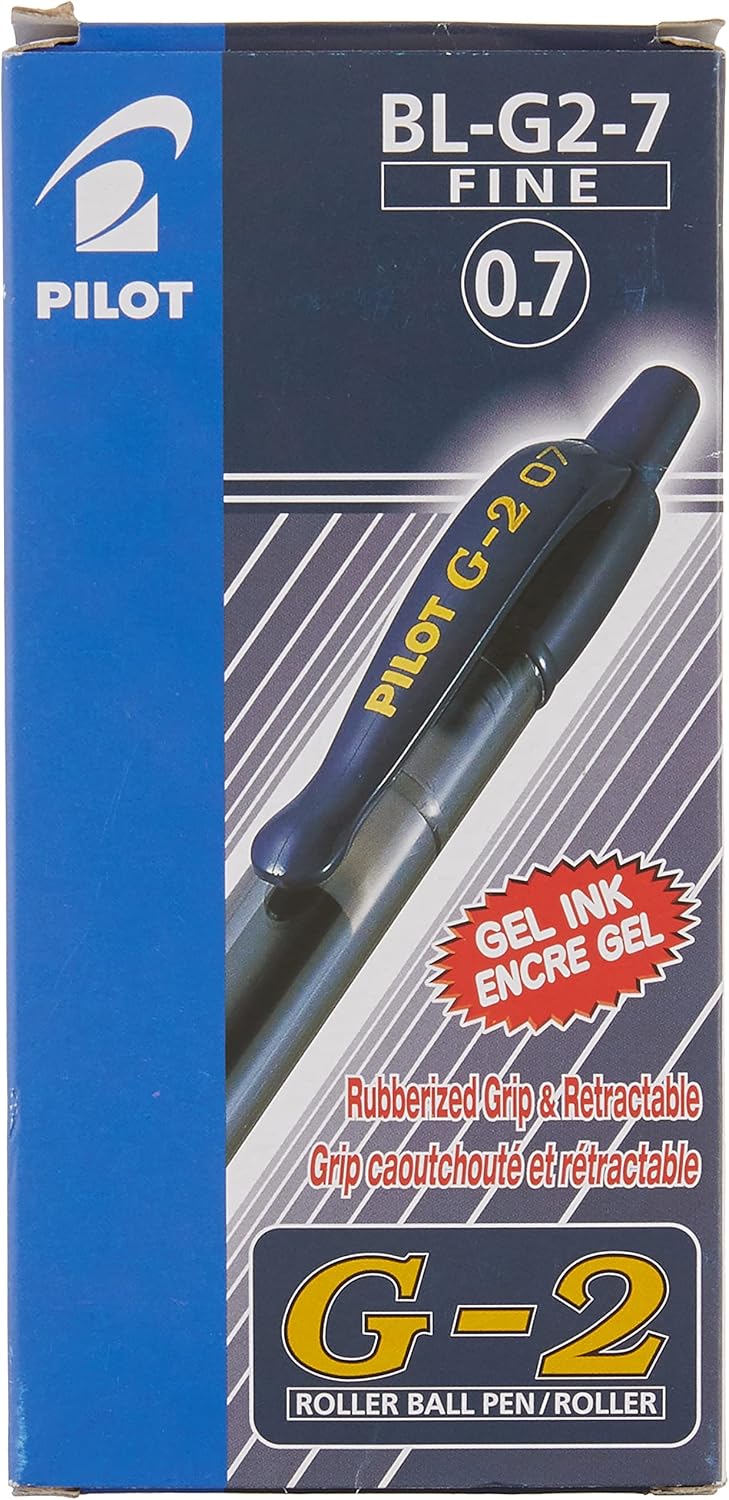Pilot G207 Retractable Gel Rollerball 0.7 mm Tip (Box of 12