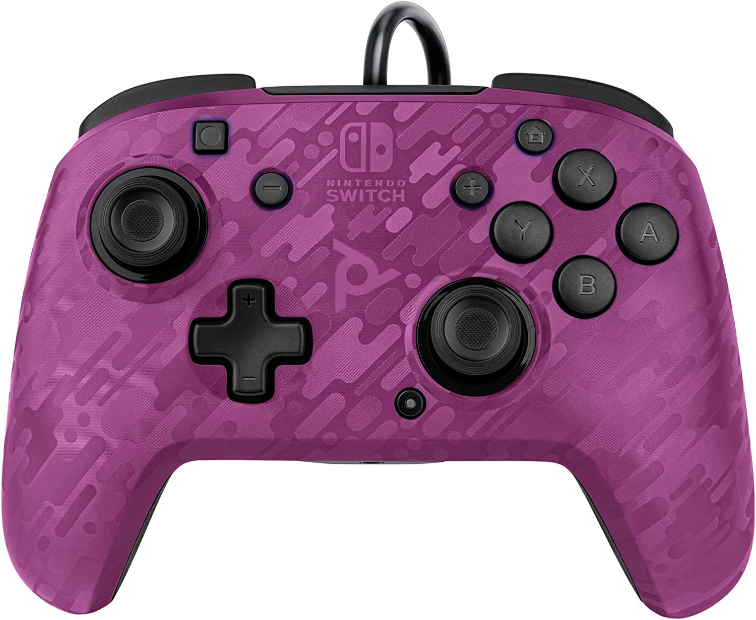 PDP Controller Faceoff Deluxe+ Audio con Cavo Switch, Viola (Camuflage)