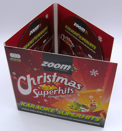 Zoom Karaoke CD+G - Christmas Superhits - Triple CD+G Karaoke Pack