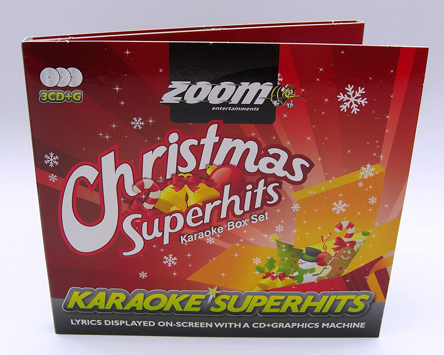 Zoom Karaoke CD+G - Christmas Superhits - Triple CD+G Karaoke Pack