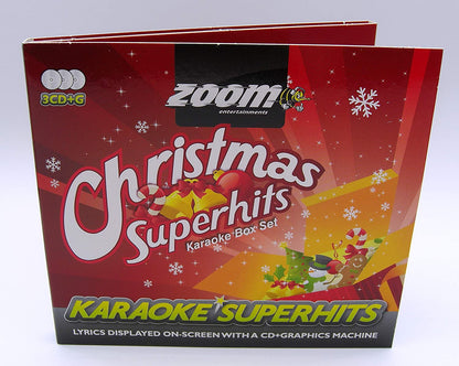 Zoom Karaoke CD+G - Christmas Superhits - Triple CD+G Karaoke Pack