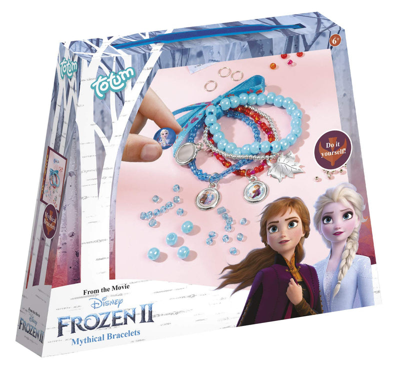 Frozen- Eiskristallarmbänder Juego místicas Disney CREA Tus propias Pulseras II con Diferentes Colgantes, Cintas de Raso y Hermosas Perlas, Regalo para niñas, Multicolor (TM Essentials 680746