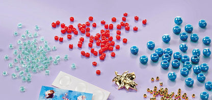 Frozen- Eiskristallarmbänder Juego místicas Disney CREA Tus propias Pulseras II con Diferentes Colgantes, Cintas de Raso y Hermosas Perlas, Regalo para niñas, Multicolor (TM Essentials 680746
