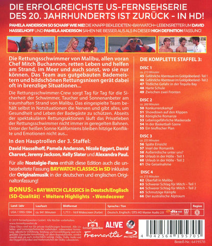 Baywatch HD - Staffel 3 (Fernsehjuwelen)