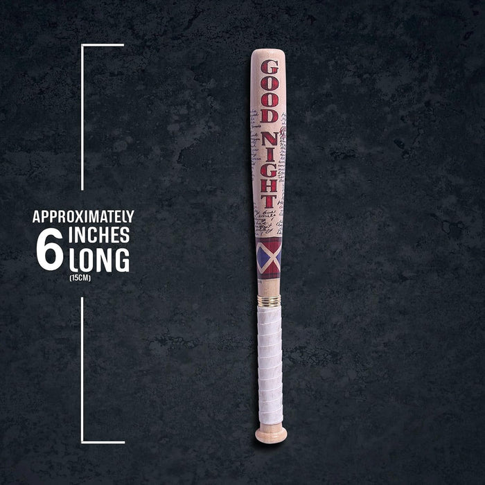 The Noble Collection DC Harley Quinn Baseball Bat Pen - 6in (15cm) Miniature Bat Ballpoint Pen - Officially Licensed Film Set Movie Props Gifts Stationery