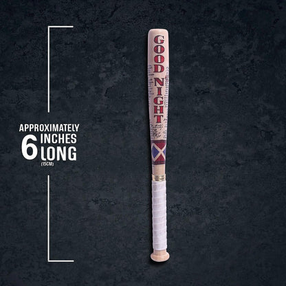 The Noble Collection DC Harley Quinn Baseball Bat Pen - 6in (15cm) Miniature Bat Ballpoint Pen - Officially Licensed Film Set Movie Props Gifts Stationery