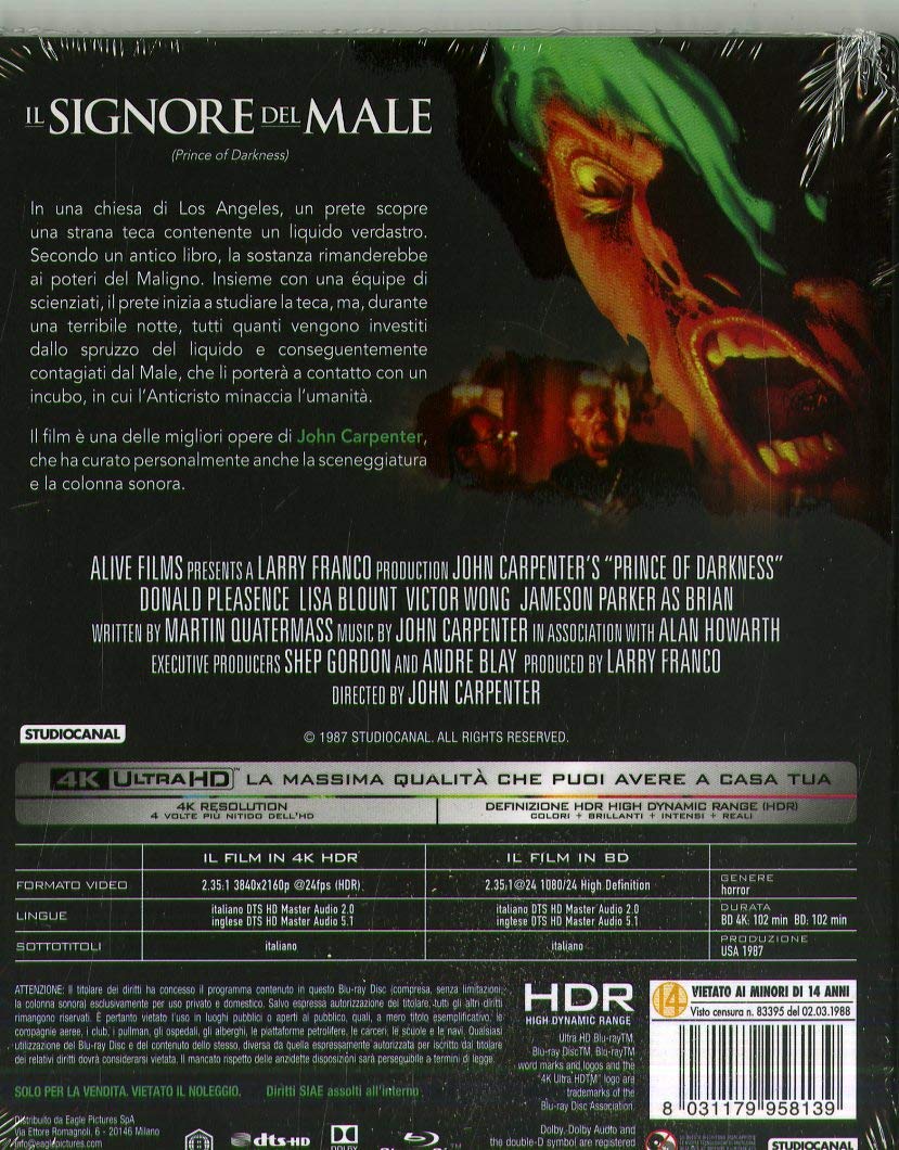 Il Signore Del Male (4K Ultra-HD+Blu-Ray