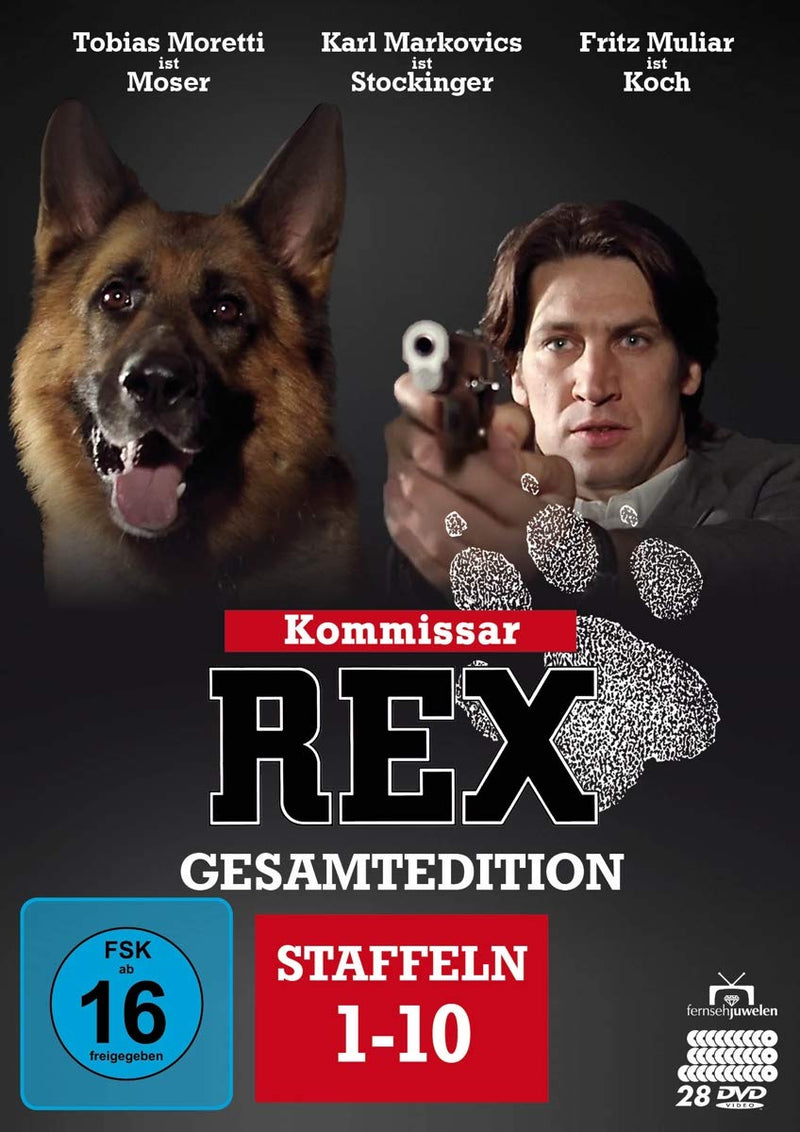 Kommissar Rex - Gesamtedition (Staffeln 1-10) (28 Discs)