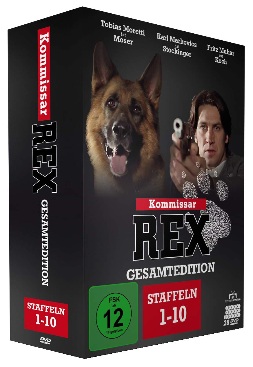 Kommissar Rex - Gesamtedition (Staffeln 1-10) (28 Discs)
