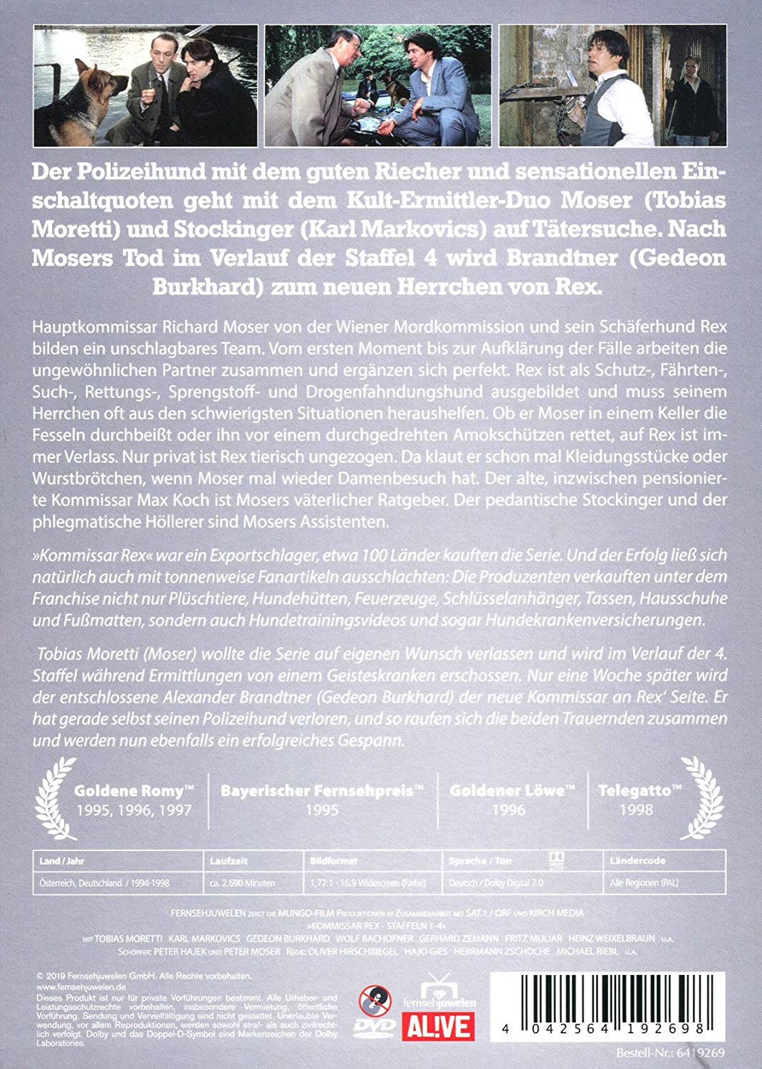 Kommissar Rex - Moser Komplettbox (Staffeln 1-4)