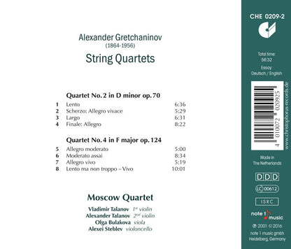 String Quartets Nos. 2 & 4
