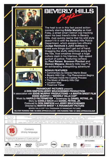 Beverly Hills Cop - Blu-Ray & DVD Limited Edition VHS Range Collection (No VHS Included