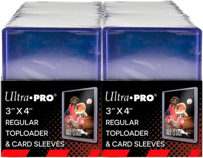 Ultra Pro 3" x 4" Trading Card Toploader & Card Sleeve Bundle (200 ct.