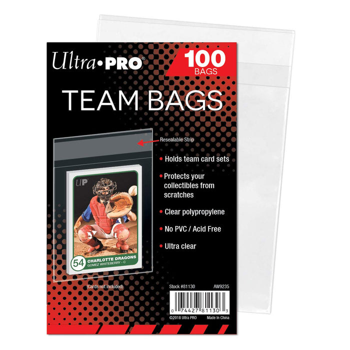 Ultra Pro Card Sleeves Team Bags Resealable Card Game