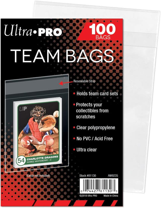 Ultra Pro Card Sleeves Team Bags Resealable Card Game