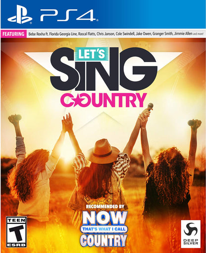 Let's Sing Country for PlayStation 4 PlayStation 4 Solo Edition