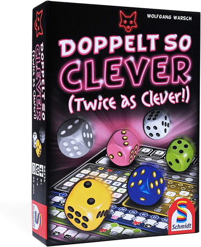 Schmidt | Doppelt so Clever | Strategy Dice Game | Ages 8+ | 1-4 Players | 30 Minutes Playing Time