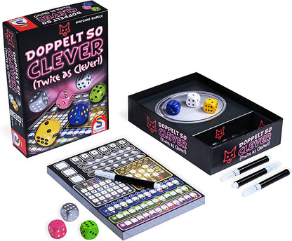 Schmidt | Doppelt so Clever | Strategy Dice Game | Ages 8+ | 1-4 Players | 30 Minutes Playing Time