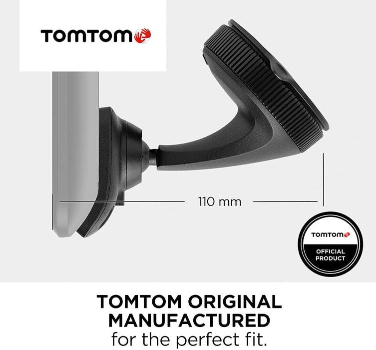 TomTom Sat Nav Windscreen Mount Click-and-Drive plus Car Charger and USB Cable for selected TomTom 5'' and 6'' GO, GO Professional and GO Expert Models (check compatibility list below), 1 Count