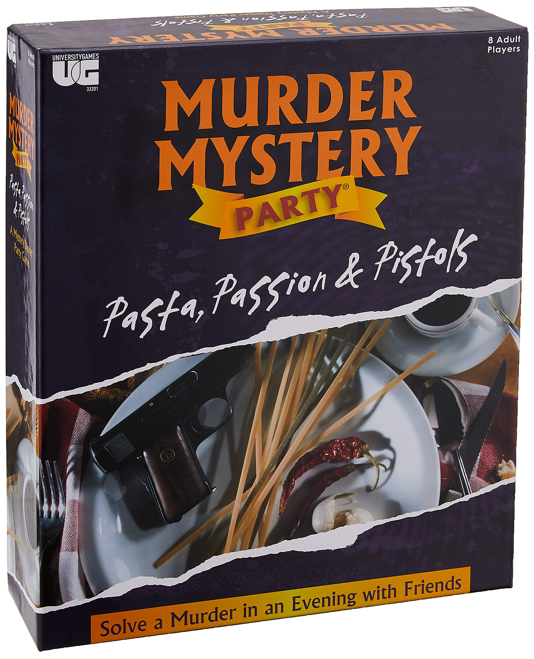 Murder Mystery Adult Party Game | Pasta, Passion & Pistols