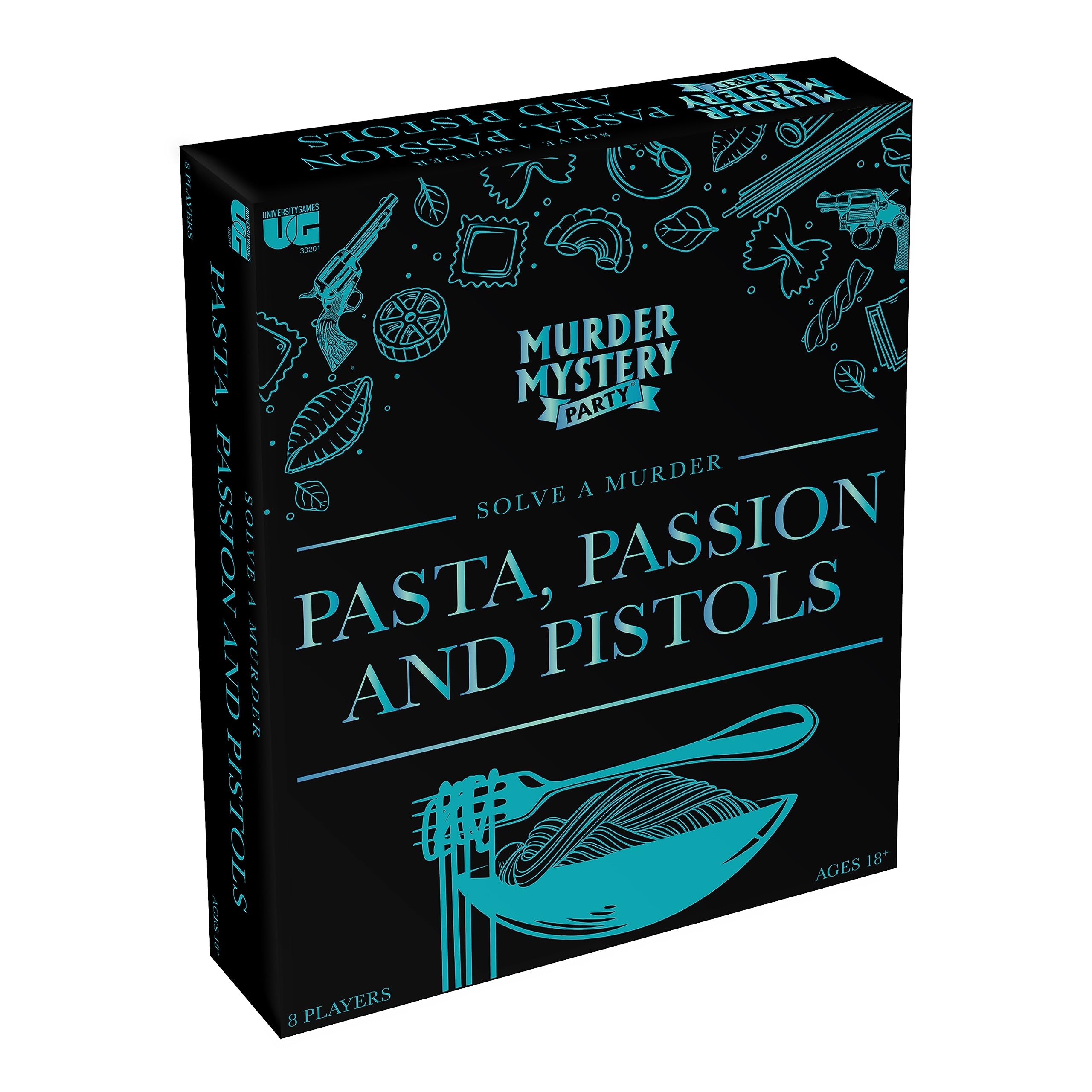 Murder Mystery Adult Party Game | Pasta, Passion & Pistols