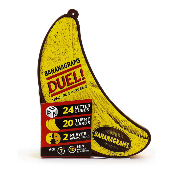 BANANAGRAMS | Bananagrams Duel | Word Game | Ages 7+ | 2 Players | 10+ Minutes Playing Time