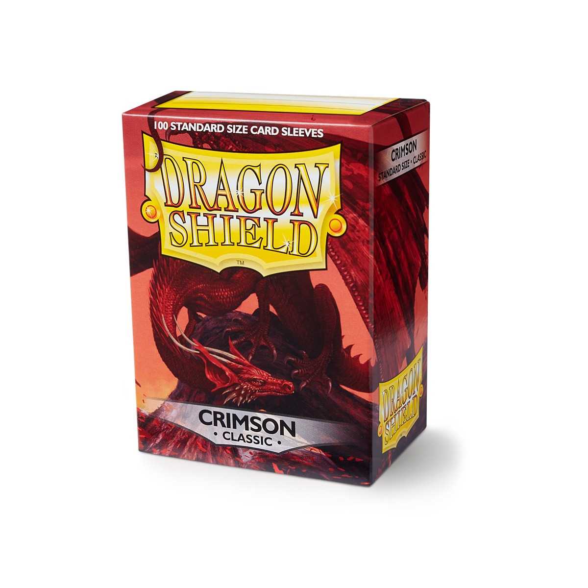 Dragon Shield - Classic Standard Size Sleeves 100Pk - Crimson, ART10021