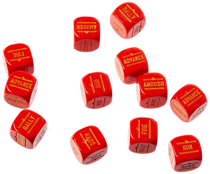 Warlord Games WGB-DICE-15 Zubehör, Rot
