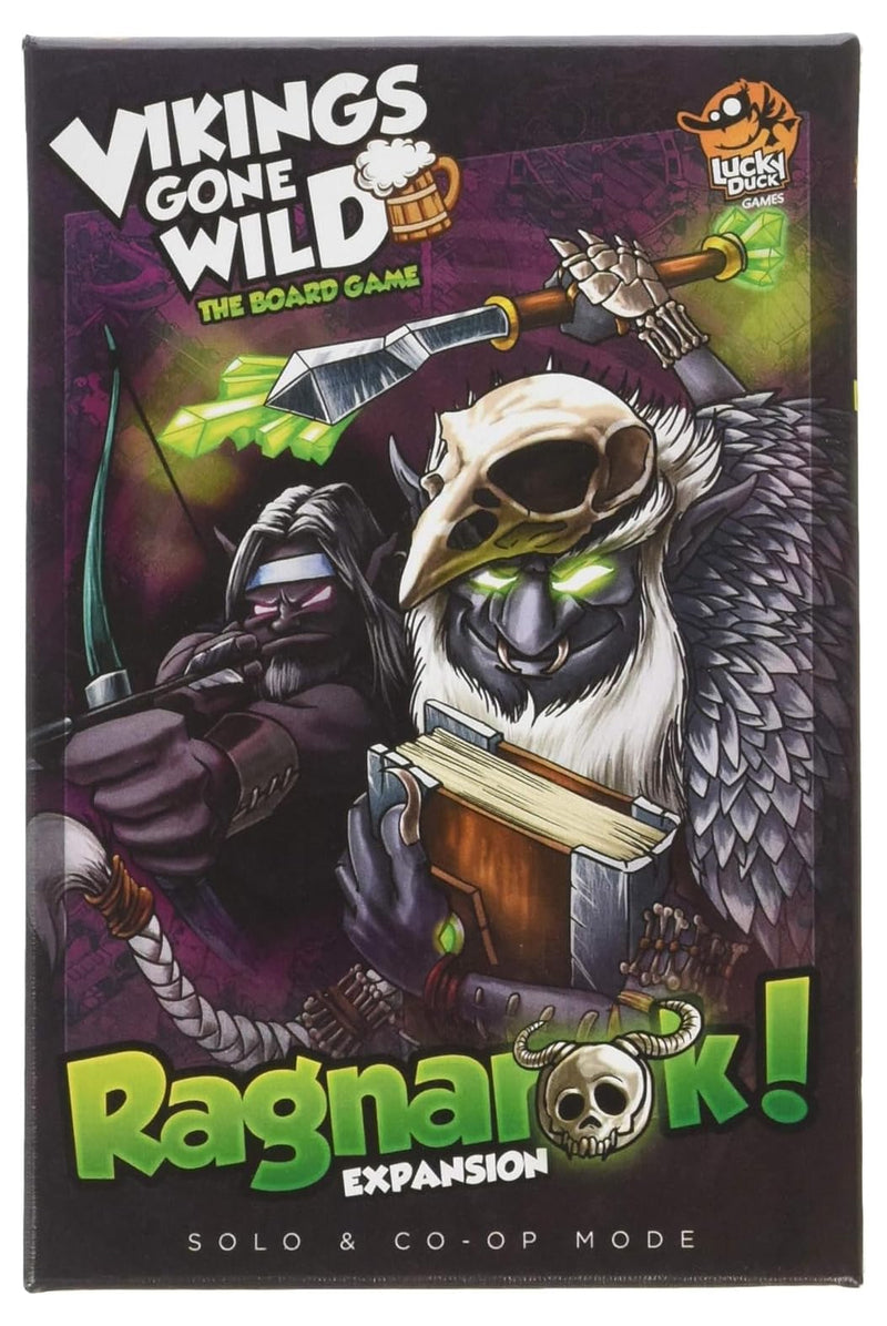 LUCKY DUCK GAMES Vikings Gone Wild Ragnarok Expansion - Halt The Undead Army in a Solo or Cooperative Battle Against Ragnarok! Strategy Game, Ages 10+, 2-4 Players, 45-70 Minute Playtime, Made