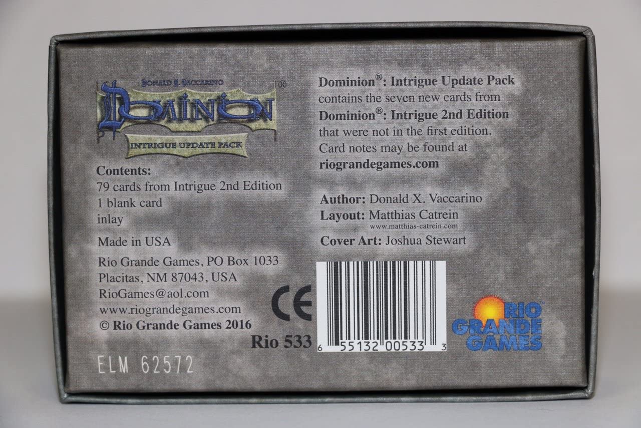 Dominion Intrigue 2nd Edition Update Pack