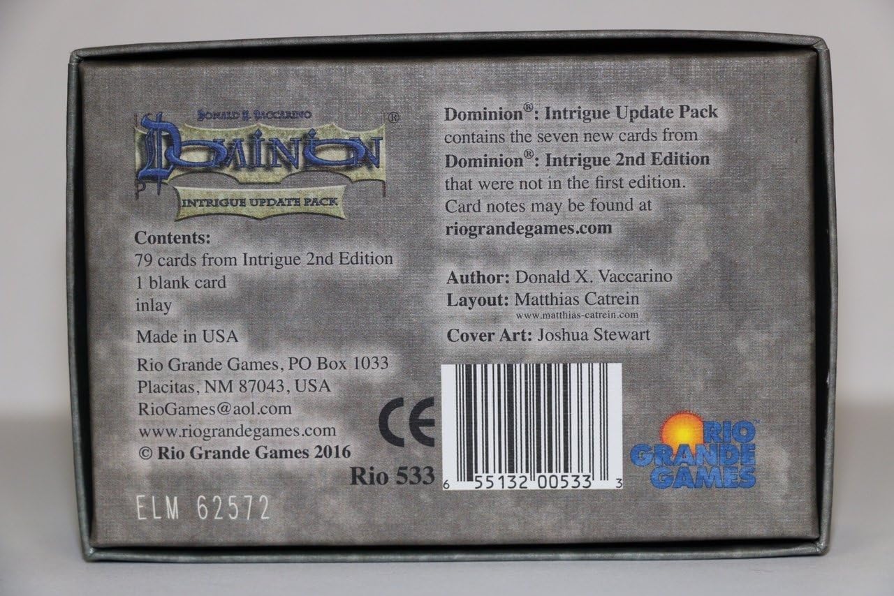 Dominion Intrigue 2nd Edition Update Pack