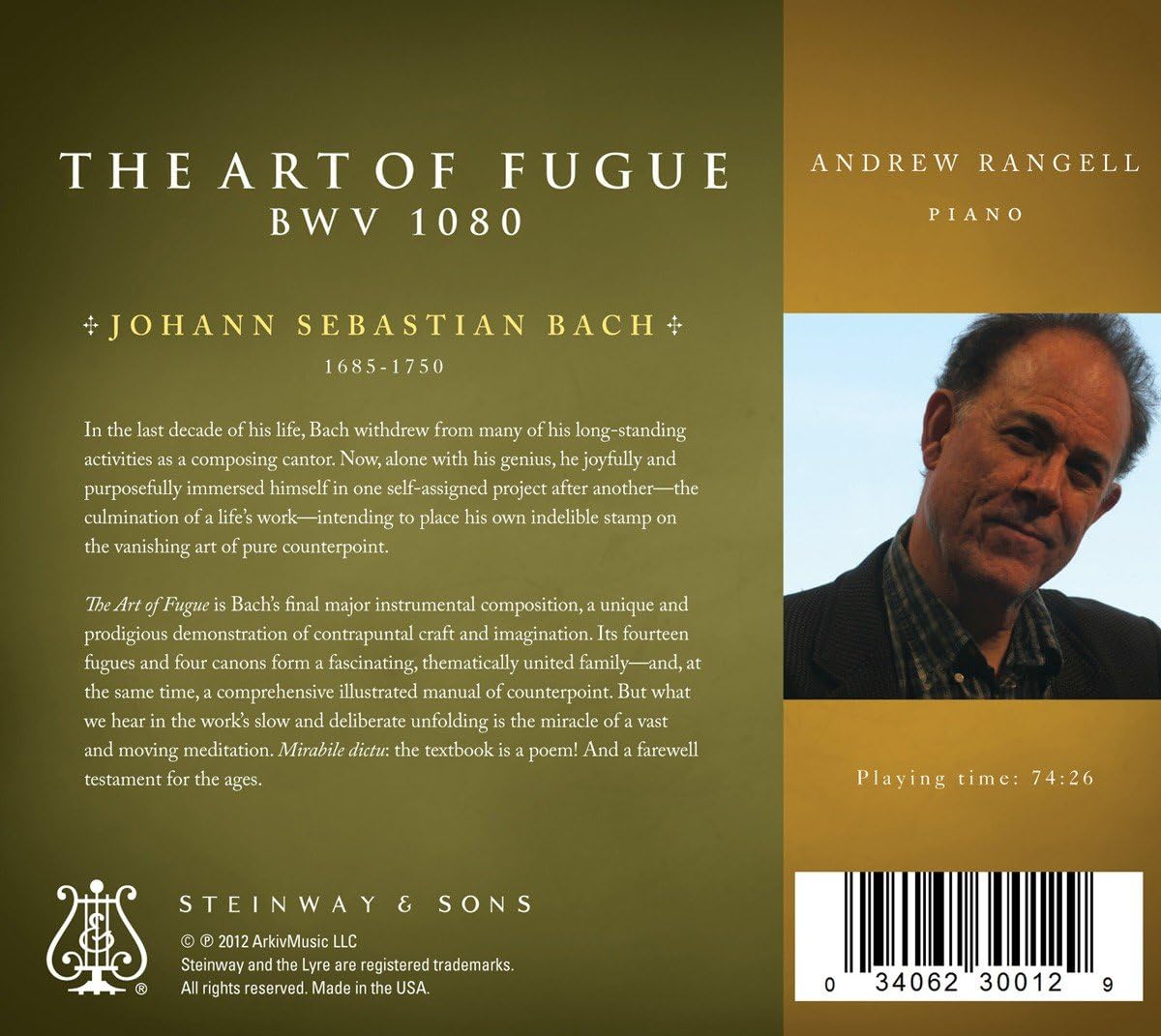 Bach: The Art of Fugue