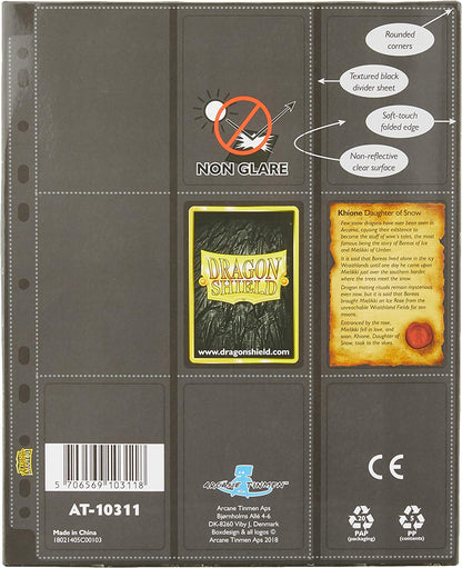 Arcane Tinman Dragon Shield Standard Size Cards, Clear, (ART10311
